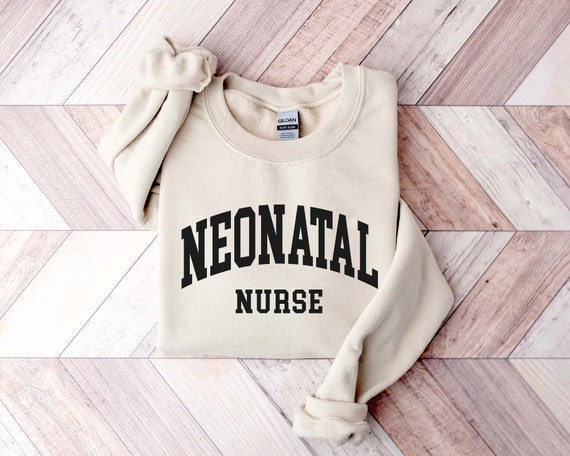 Neonatal Nurse Retro Sweatshirt, Neonatal Nurse Sweatshirt