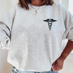 Nurse Sweatshirt, Medical Gift, RN Apparel, Healthcare Worker Clothing, Hospital Staff, Cvicu, Er nurse, Icu nurse, hospital sweatshirt
