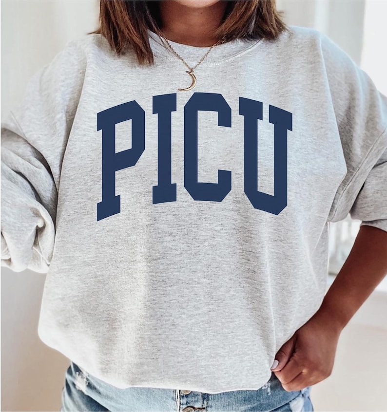 PICU-sjuksköterska, PICU-pediatrisk sjuksköterska, PICU-sjuksköterska, present till sjuksköterska, present till uppskattning av sjuksköterska, pediatrisk intensivvårdsavdelning, PICU-tröja Ash