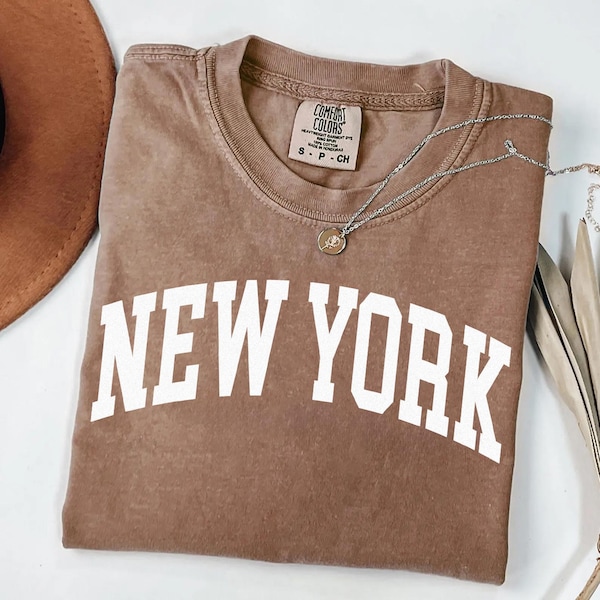Vintage New York Shirt, NYC Tee, Distressed Graphic Tee, Retro NY T-shirt, Urban City Top, Hipster Apparel, New York Gift