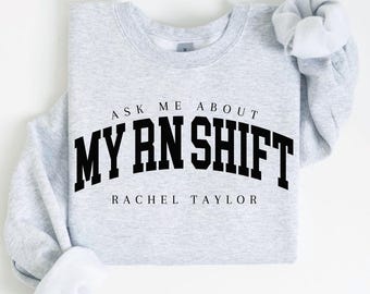 Gepersonaliseerde RN-sweater: cadeau voor gediplomeerde verpleegkundige