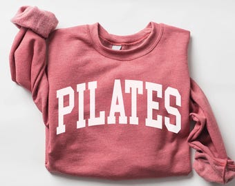 Felpa girocollo con istruttore di Pilates, maglietta da pilates, felpa da allenamento, felpa da palestra, regalo per istruttore di Pilates