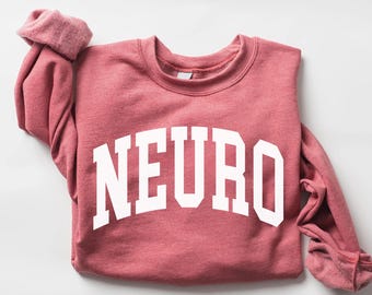 Sudadera de enfermera de la UCI neurológica, sudadera de la unidad de cuidados intensivos neurológicos, regalo de enfermera de la UCI de neurología, enfermería de la UCI neurológica, camiseta de enfermera de la UCI neurológica