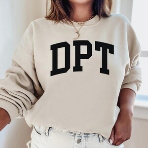 DPT-tröja, tröja för doktor i fysioterapi, DPT-examentröja, skjorta för sjukgymnastassistent, t-shirt för fysioterapi Sand