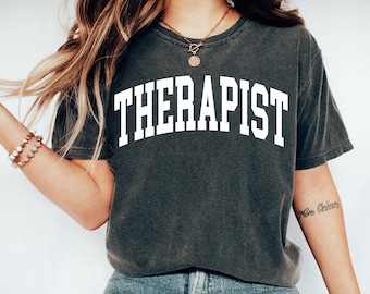 Comfort colors Therapist Shirt Therapy Tshirt Counselor shiirt Mental Health Awareness Shirt Therapist Appreciation Gift Idea