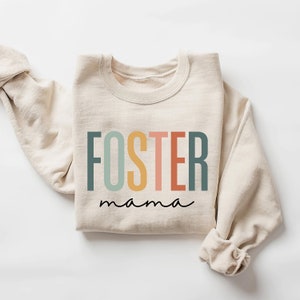 Foster Mama Crewneck, Foster Care Sweatshirt, Moederdag Cadeau, Pleegmoeder, Adoptie Shirt, Foster Parent Sweatshirt, Foster Hope