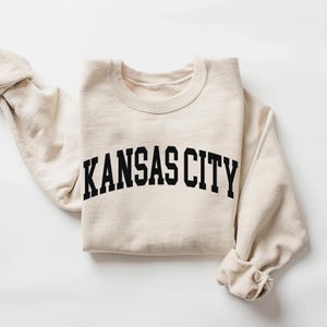 Kansas City Sweatshirt, Kansas Sweater, Trendy Kansas City Fan Shirts, Football Crewneck, Kansas City Hoodie, Game Day