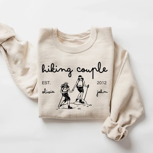 Hiking couple sweatshirt, Outsider Sweatshirt, Outsider Life, Mountain Sweatshirt, Nature Shirt, Outdoor Enthusiast Sweatshirt, Hiking Shirt