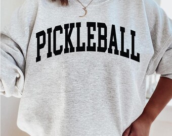 Pickleball Sweatshirt - Fun Pickleball Gift, Pickleball Lover Apparel, Cozy Pickleball Sweater, Pickleball Player Clothing, Sporty Crewneck