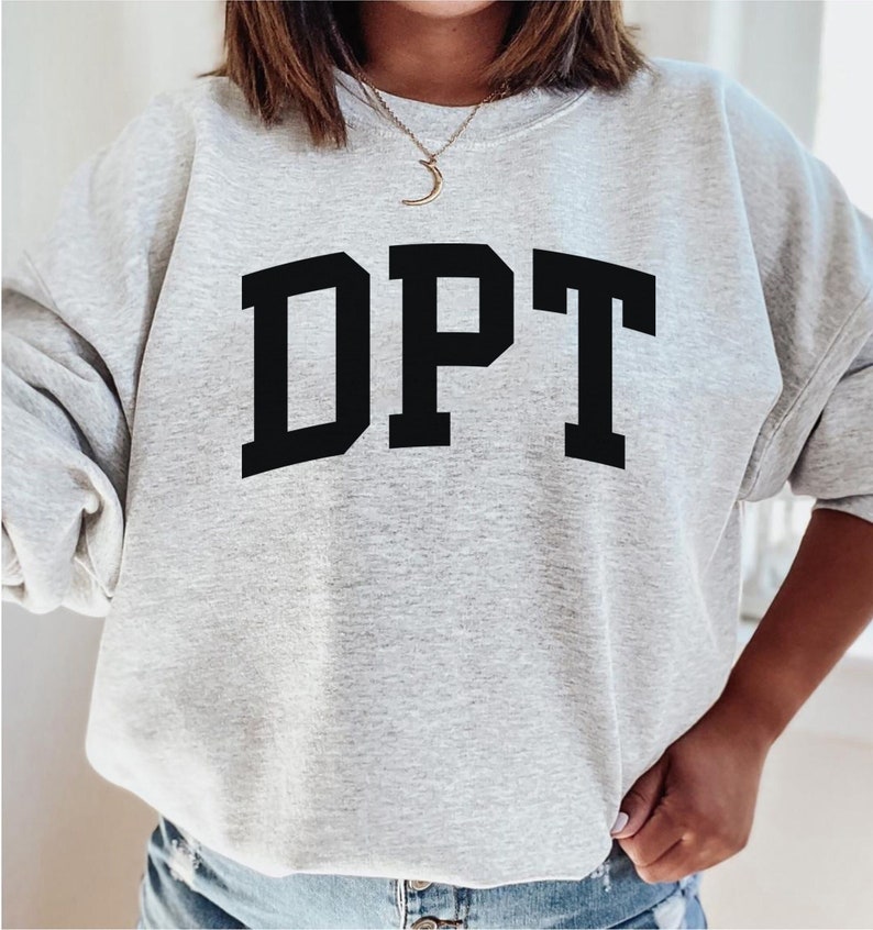 DPT-tröja, tröja för doktor i fysioterapi, DPT-examentröja, skjorta för sjukgymnastassistent, t-shirt för fysioterapi Ash