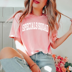 Specials Squad Shirt Comfort Colors | Teacher Team T-Shirt | Art Music PE Teacher Crew | School Staff Shirt | Teacher Appreciation Gift