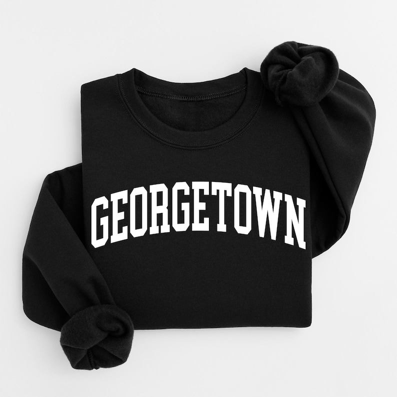 Georgetown Lettering Georgetown Sweatshirt, Georgetown College Style Tshirt, Georgetown ...