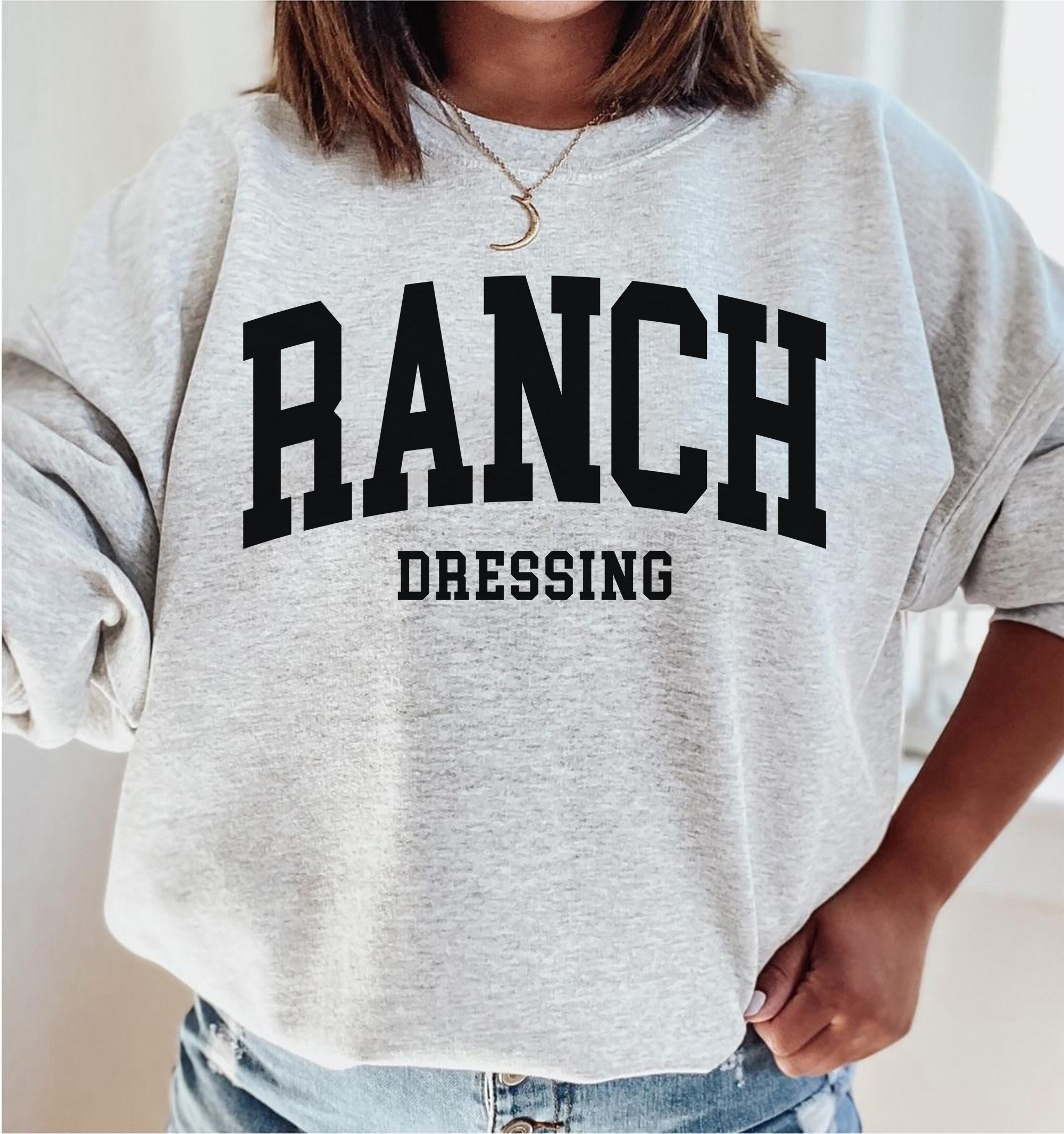 Ranch Dressing Sweatshirt Ranch Lover Gift Hoodie Can I Get a Side of Ranch Sweatshirt Crewneck Foodie Funny Girlfriend Gifts Etsy UK