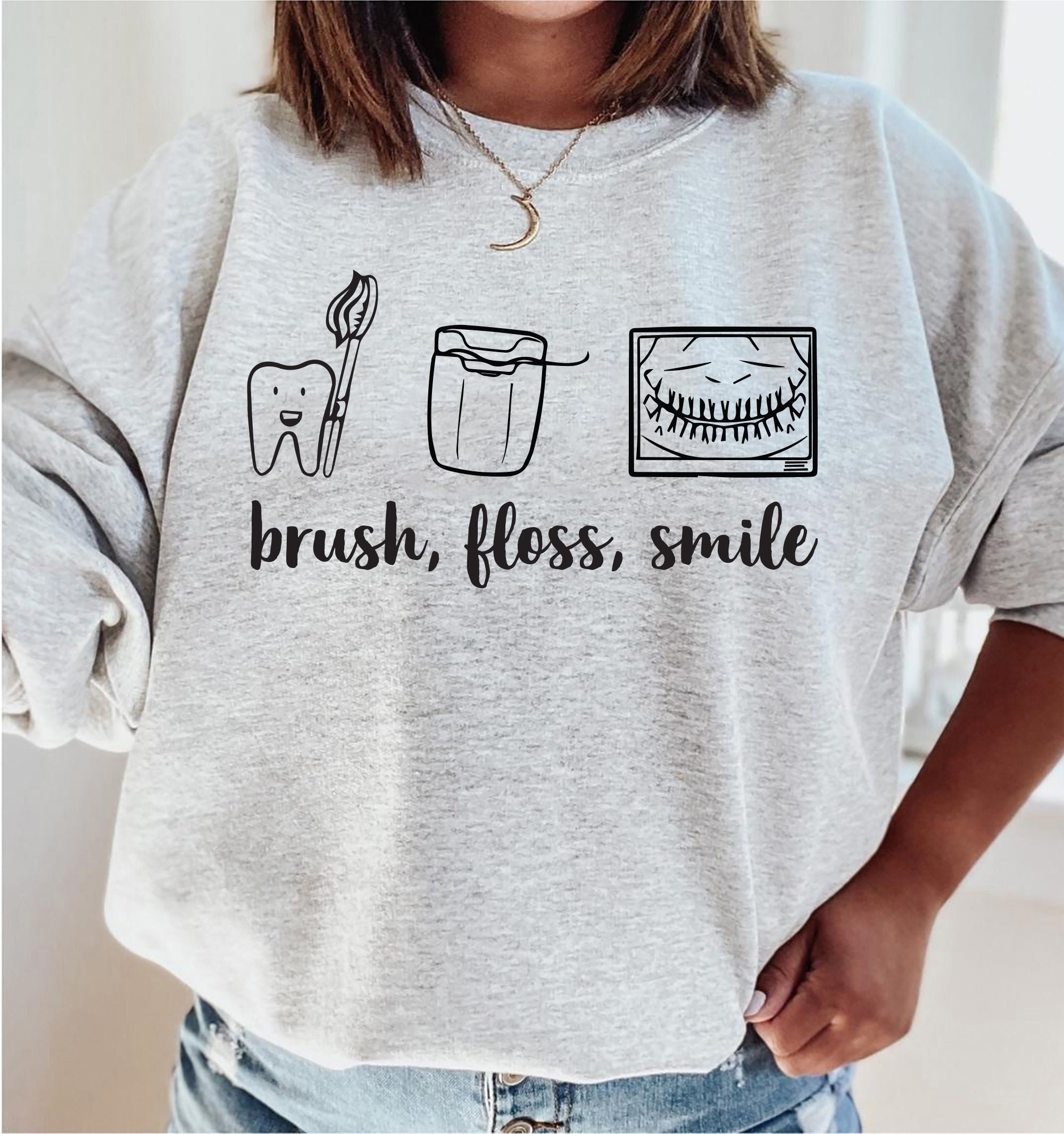 Sweat-shirt dentaire, griffonnages dentaires, cadeau pour dentiste hygiéniste dentaire cadeaux dentaires cadeau dentaire assistant dentaire école dent