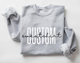 Sweat-shirt personnalisé, sweat-shirt personnalisé, sweat à capuche personnalisé, t-shirt personnalisé, chemise de fête personnalisée, chemise familiale assortie