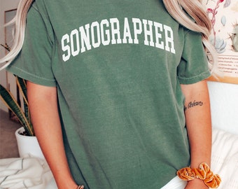 Sonograaf-T-shirt: T-shirt voor echografie, shirt voor medische taak