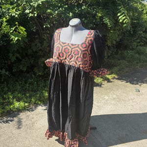 The Shining Dress Shining Carpet Pattern Plus Size Handmade Halloween
