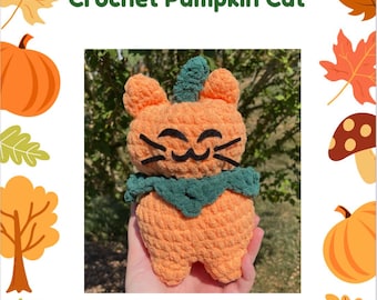 Pumpkin Cat Crochet Pattern