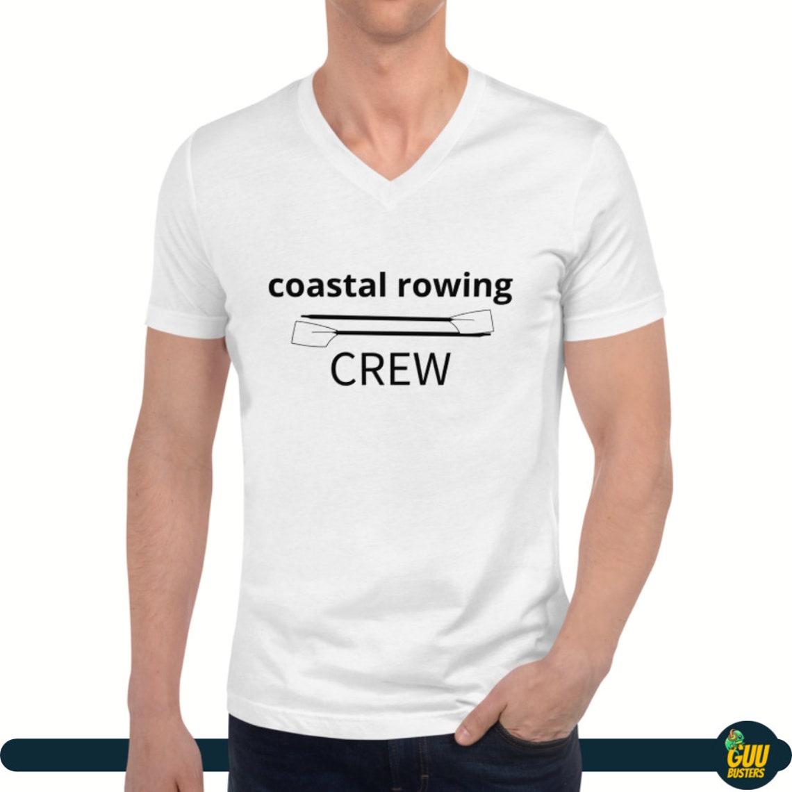 Coastal Rowing Team Unisex Short Sleeve VNeck TShirt Etsy