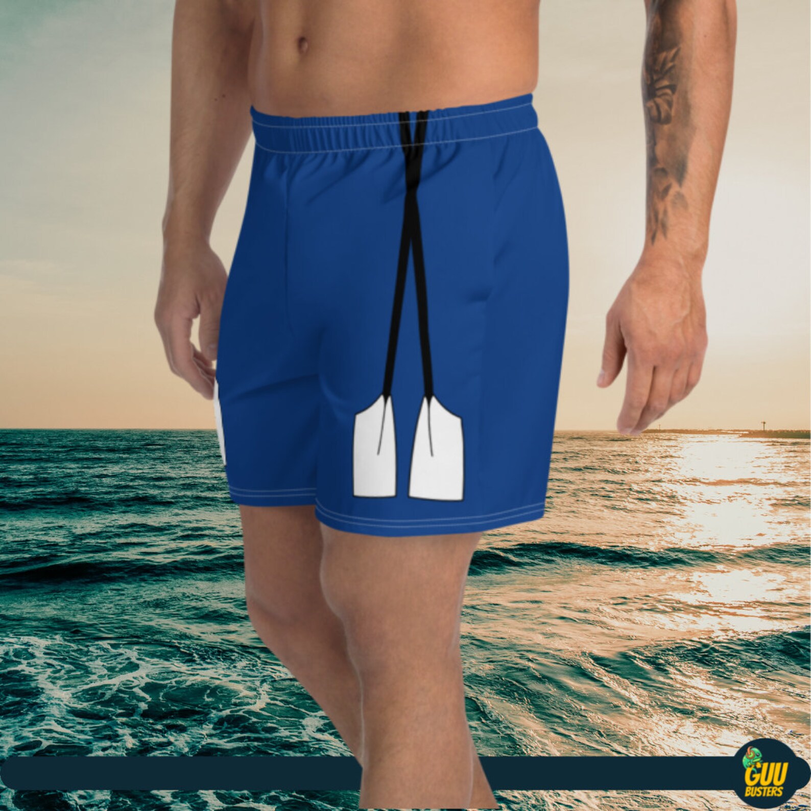 Coastal Rowing Men's Athletic Long Shorts Etsy