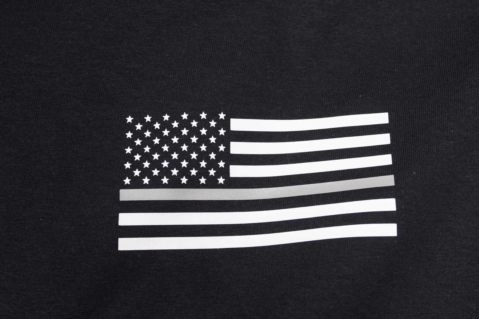 Corrections Gray Line Flag T-Shirt | Etsy