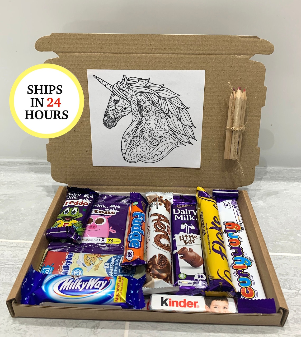 Personalised Chocolate Box For Kids Etsy