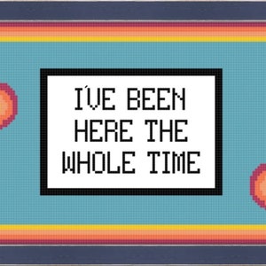 The Whole Time Cross Stitch pattern - *PDF PATTERN ONLY*