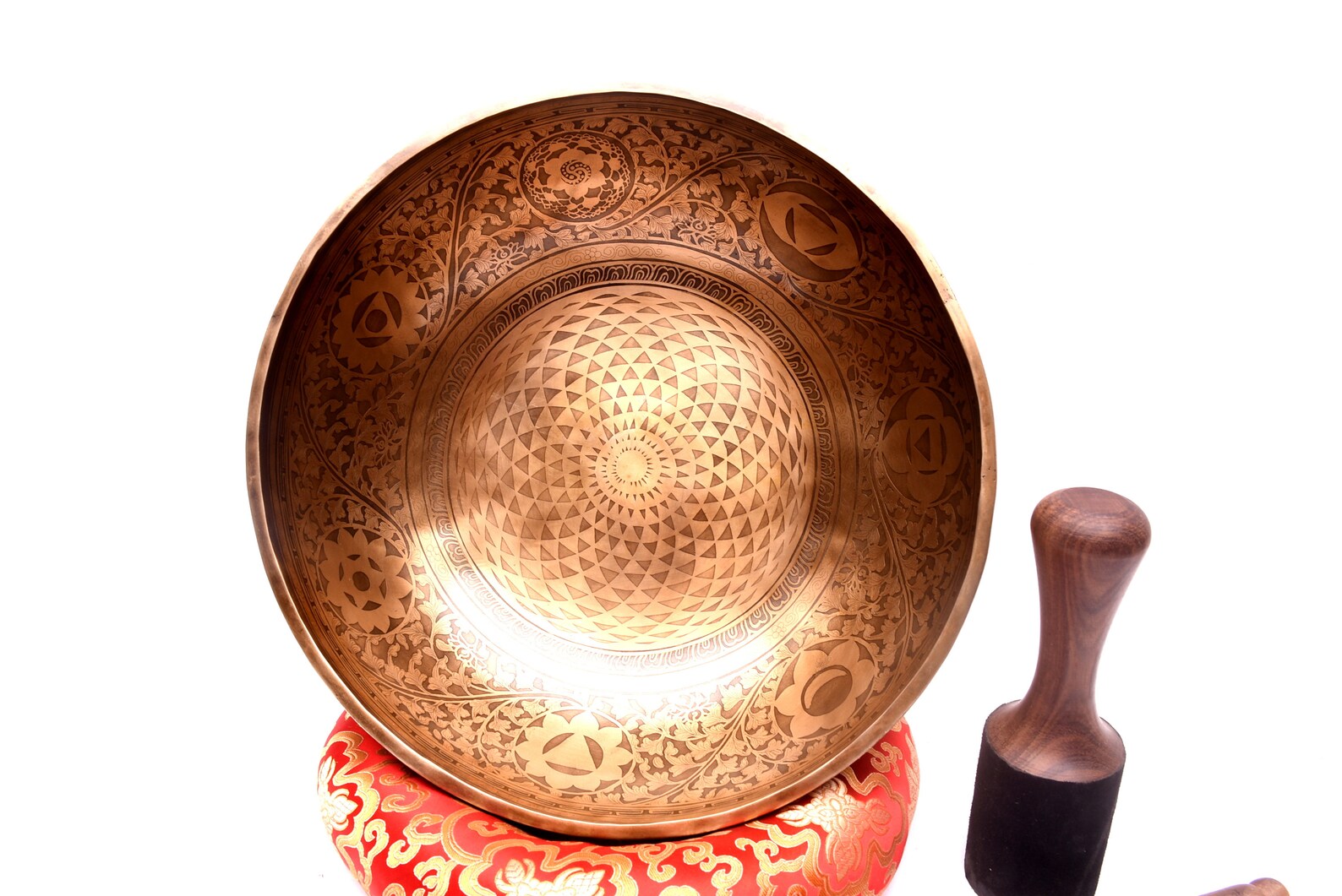 Extra Large Singing Bowlsuper Fine Design Singing Bowlflower Etsy