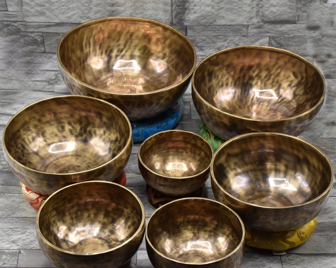 Singing Bowl Set of 7sound Healing Bowl Setsound Therapy Etsy