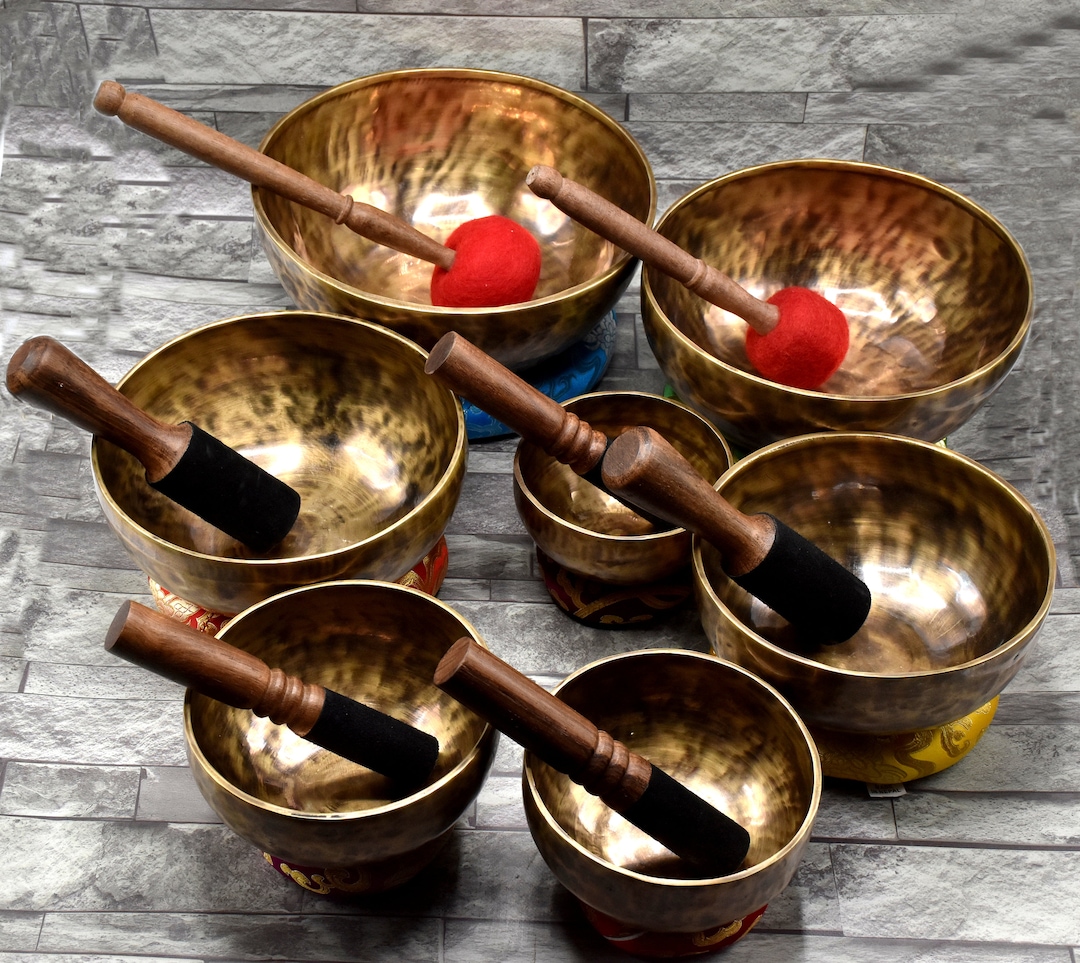 Singing Bowl Set of 7sound Healing Bowl Setsound Therapy Bowl Set