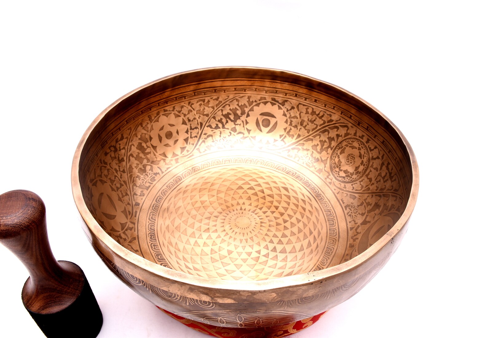 Extra Large Singing Bowlsuper Fine Design Singing Bowlflower Etsy