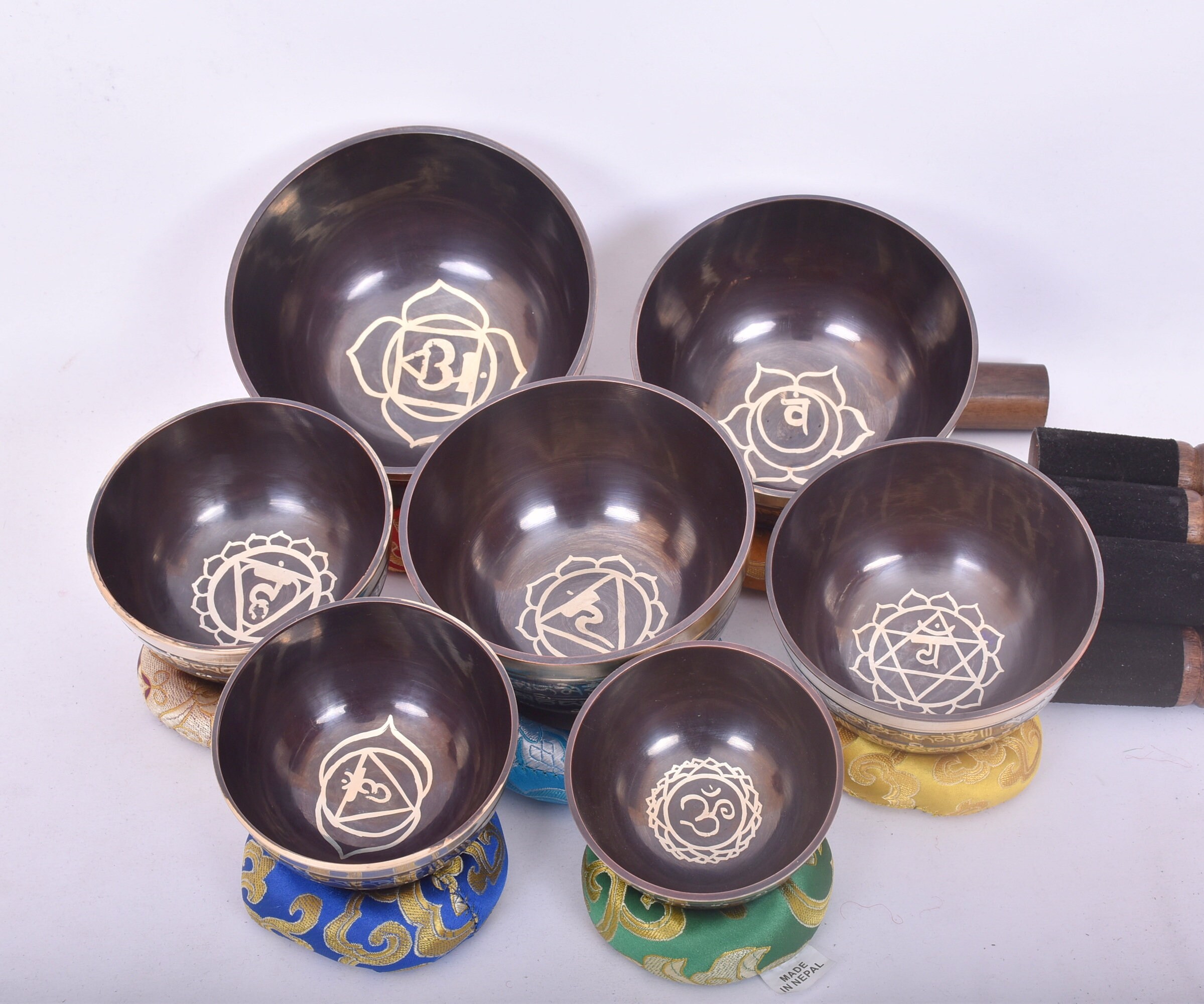 Singing Bowl SetTibetan Singing Bowl Set7 Chakra Etsy