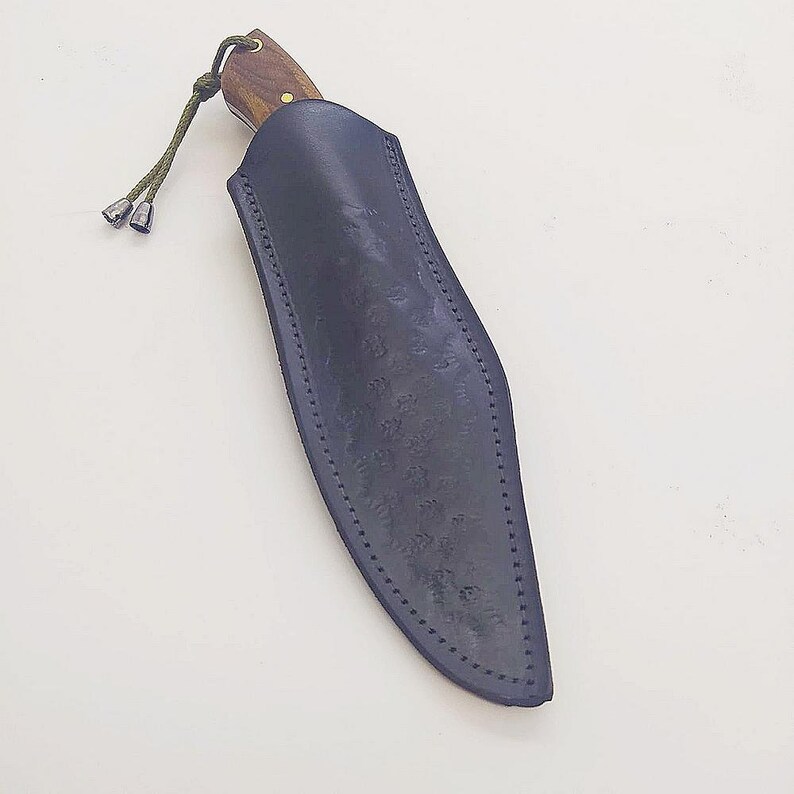 Personalized Hunting Knife With Leather Sheathgroomsmen Etsy