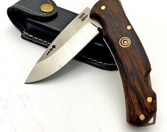 Personalized N690 Steel Folding Knife: Custom Tactical Groomsmen Gift