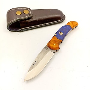 8.1/4'' N690 Steel Custom Engraved Pocket Knife , Folding Knive, Groomsmen Prososal Knives Set, Custom Gifts For Men , Hunting Gifts For Him