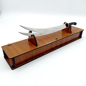 Mini épée zulfiqar d'art islamique faite main , épée pour gâteau de mariage , épée pour décoration de table , mini épée personnalisée , cadeaux personnalisés pour homme