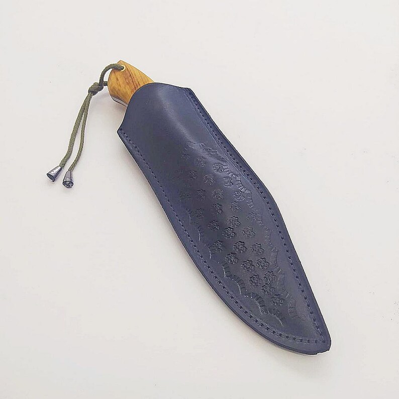 Personalized Hunting Knife With Leather Sheathgroomsmen Etsy