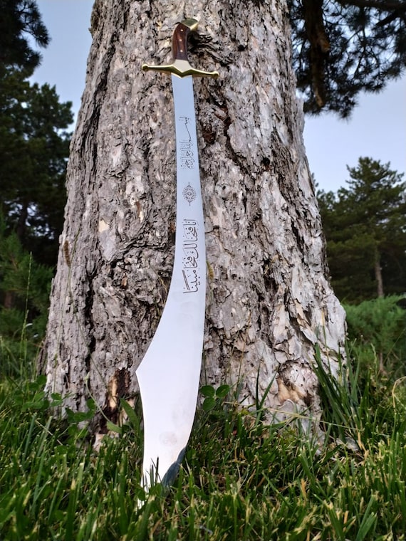 Handmade Sinbad Scimitar Sword: Full Tang, Groomsmen Gift With