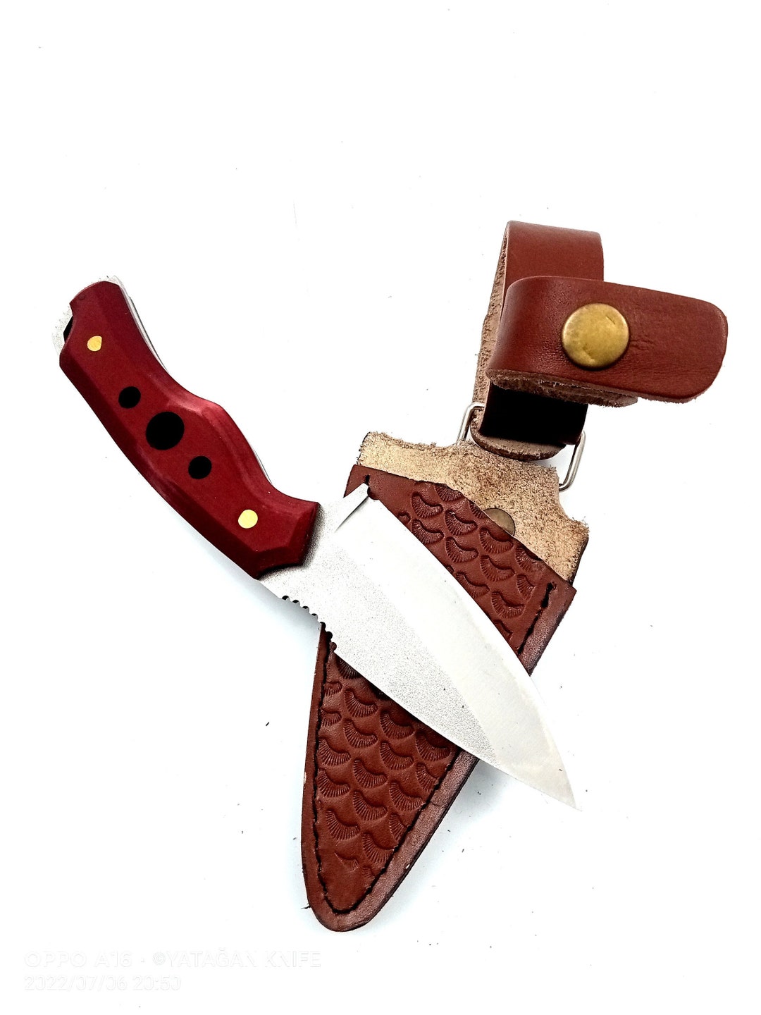 Custom Handmade Small Hunting Knife Bushcraft Knife Tactical Etsy