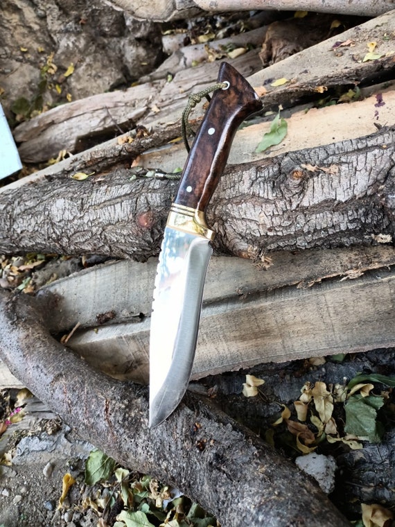  yatagan Wolf Head Knife - Hunting Knife 4116 steel