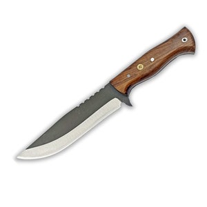 Engraved Hunting Knife , Bushcraft Knife , Camping Knife - Groomsmen Gift Knife - Custom Engraved Gift - Gift For Men - Personalizable Knife