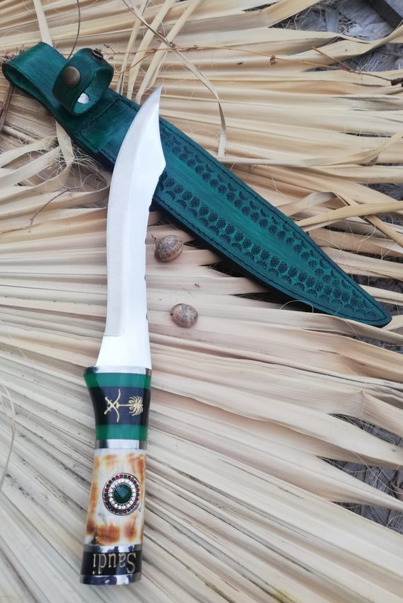 Cuchillo machete grande hecho a mano, cuchillo vikingo, regalos de caza  hechos a mano para hombres, cuchillo grabado personalizado, hoja de espiga  completa, juego de cuchillos para padrinos de boda 