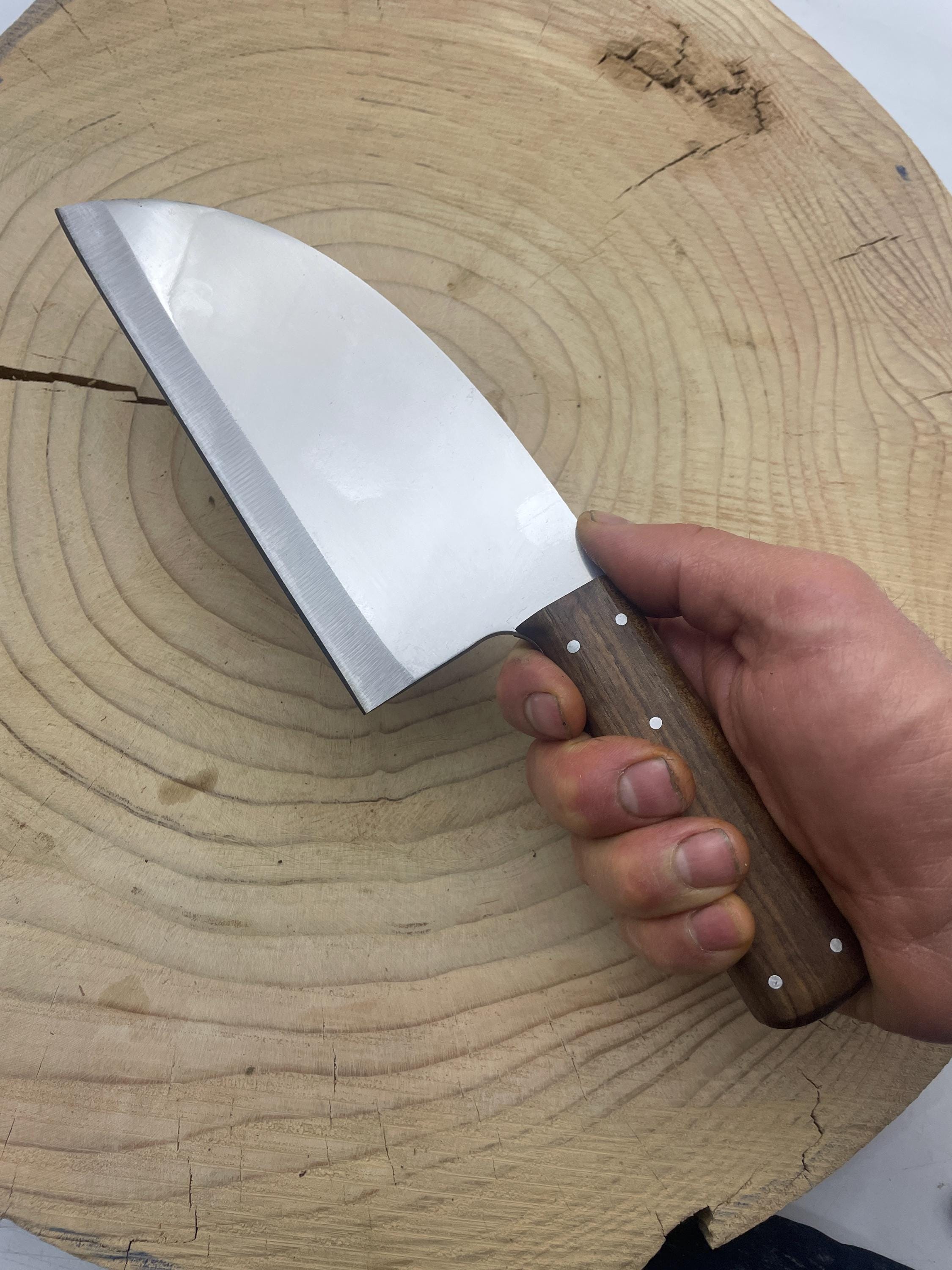 Handmade Serbian Chef Knife: Stainless Steel Almazan Cleaver with