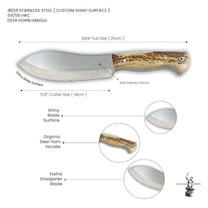 Custom Knife Groomsmen Gift Handmade Hunting Knife Full Tang Blade Engraved Nesmuk Knife Anniversary gift Wedding Gift Hunting Gifts for Men