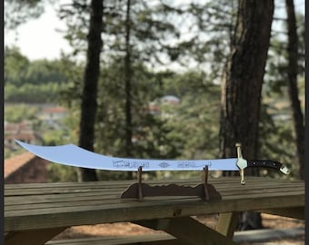 Handmade Sinbad Scimitar Sword: Full Tang, Groomsmen Gift with Giftbox