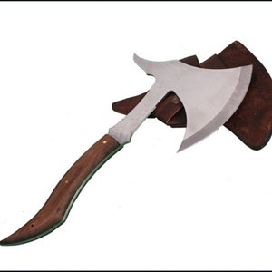 Hatchet Hammer Crow Bar , Survival Axe , Multi Use Tool , Viking Engraved Steel Tomahawk Axe , Camping Bushcraft Hunting Gifts For Men