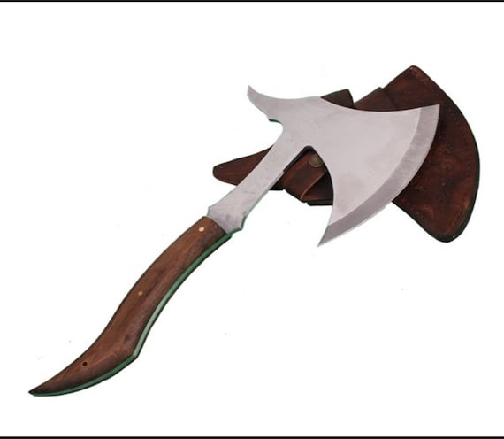 Hache De Chasse Viking Tomahawk – Acier Au Carbone, Fait Main (neuve, Cadeau Idéal)
