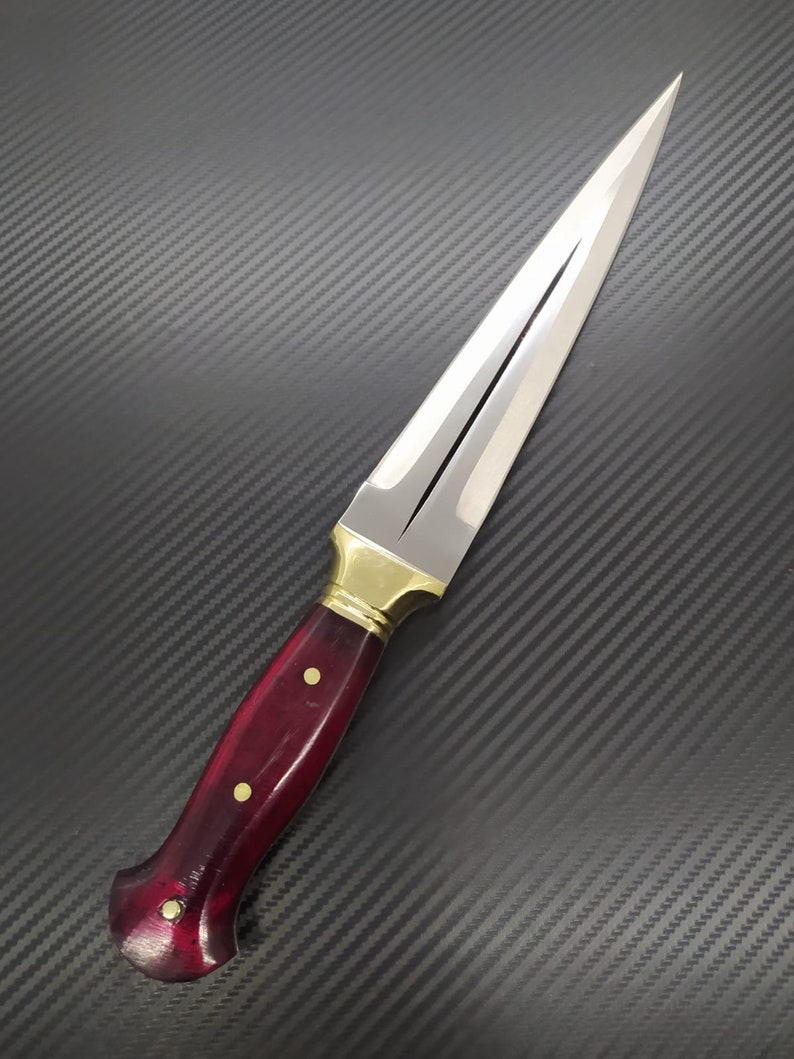 Handmade Dagger Knife With Sheathdeer Antler Knifegroomsmen Etsy