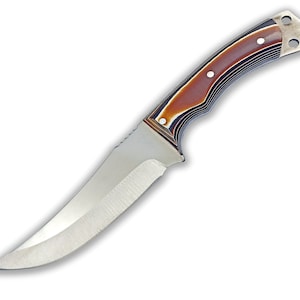 Handmade Hunting knife With Sheath , Custom Gift For Men , Personalized Knife , Engraved Knives , Full tang Blade , Hunting Gift For Him