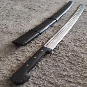 Handmade Kafkas Sword - Real Sharp Sword - Medieval Sword With Scabbarde - Engraved Sword For Gift - Personalized Sword , Wedding Cake Knife